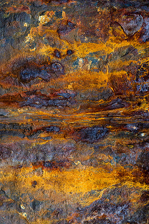 rusted steel plate
